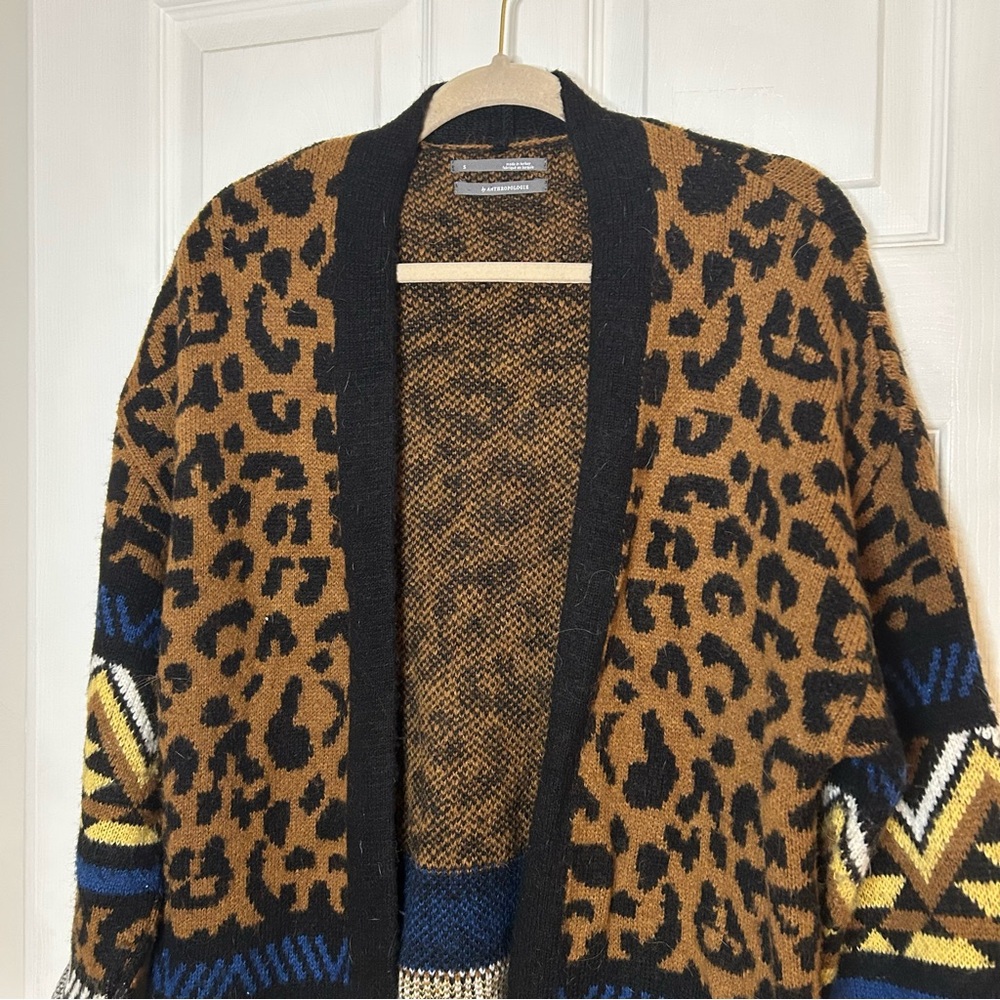 Anthropologie Marseille Leopard Cardigan - Picture 5 of 15